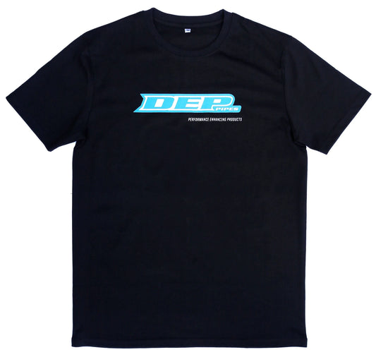 DEP BLACK CLASSIC LOGO T-SHIRT