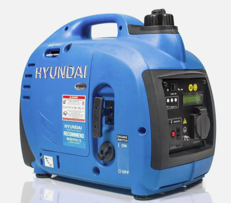 Hyundai Petrol Economical Inverter Generator 1kw 1000W Portable Quiet HY1000Si