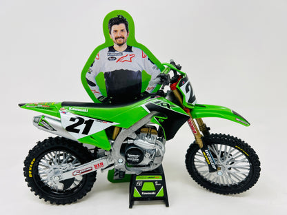 New Ray Toys 1:12 Jason Anderson Factory KX 450 Toy Model