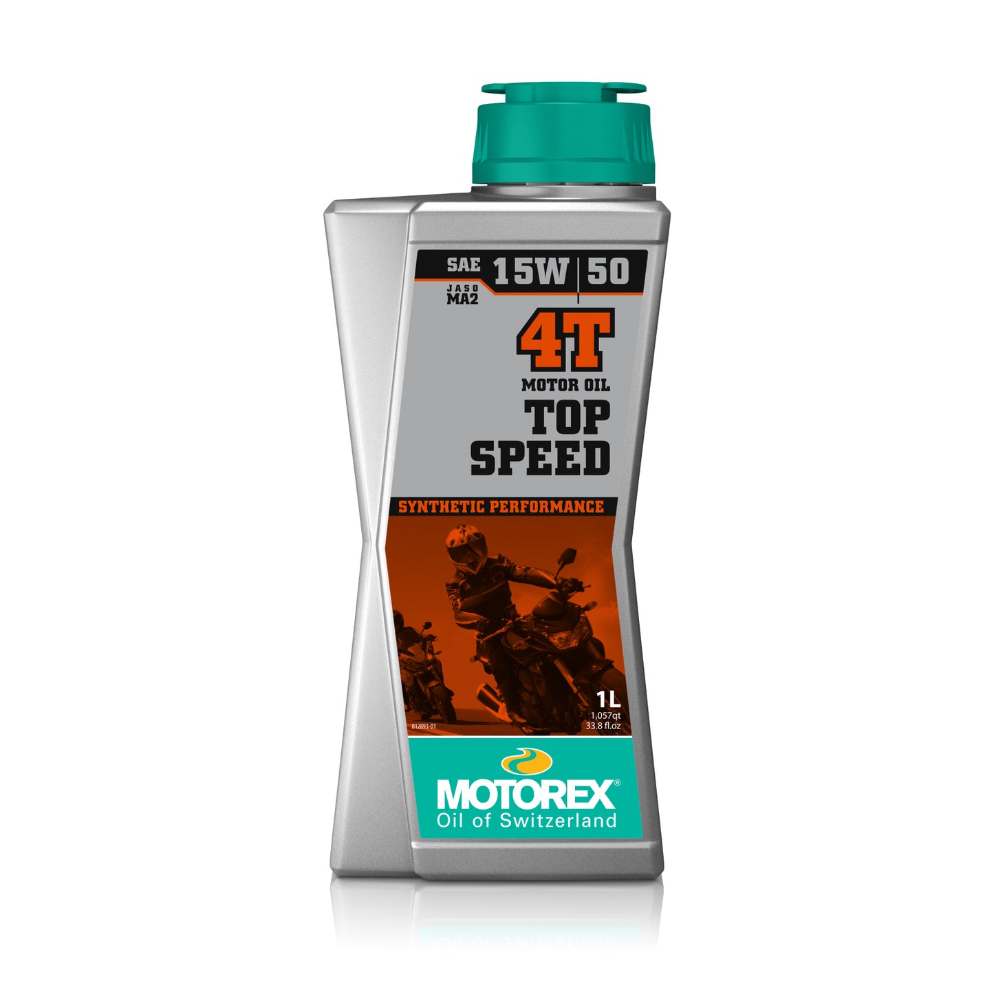 Motorex Top Speed 4T Synthetic High Performance JASO MA2  15w/50 1L