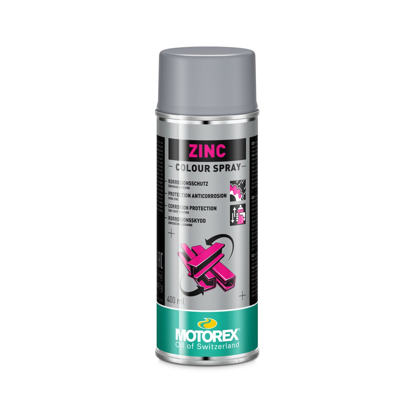 Motorex Zinc Colour Spray (Corrosion Resistant Primer)  Aerosol 400ml