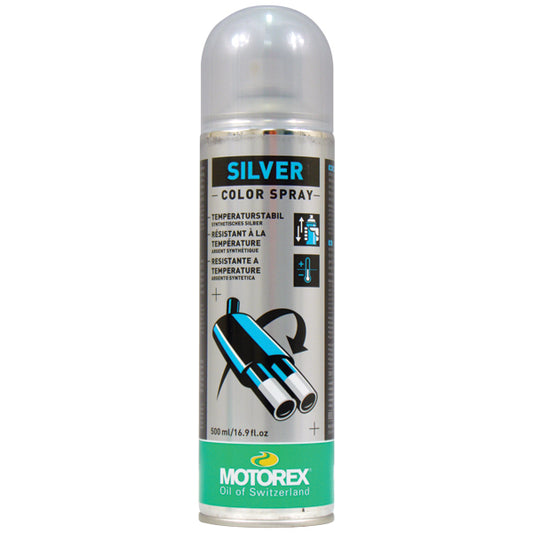 Motorex Silver Colour Spray (+400C)  Aerosol 500ml