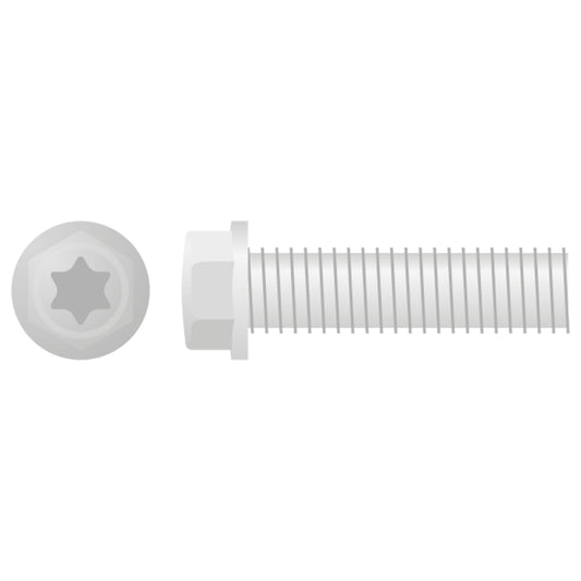 EURO STYLE FLANGE BOLT M8X30 10-PACK