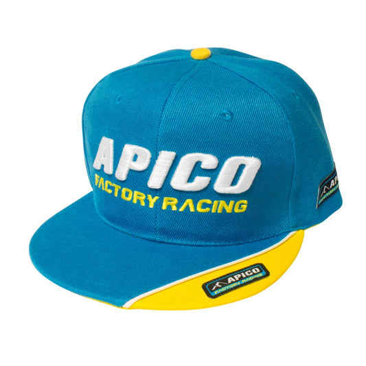 APICO FACTORY RACING SNAPBACK CAP BLUE