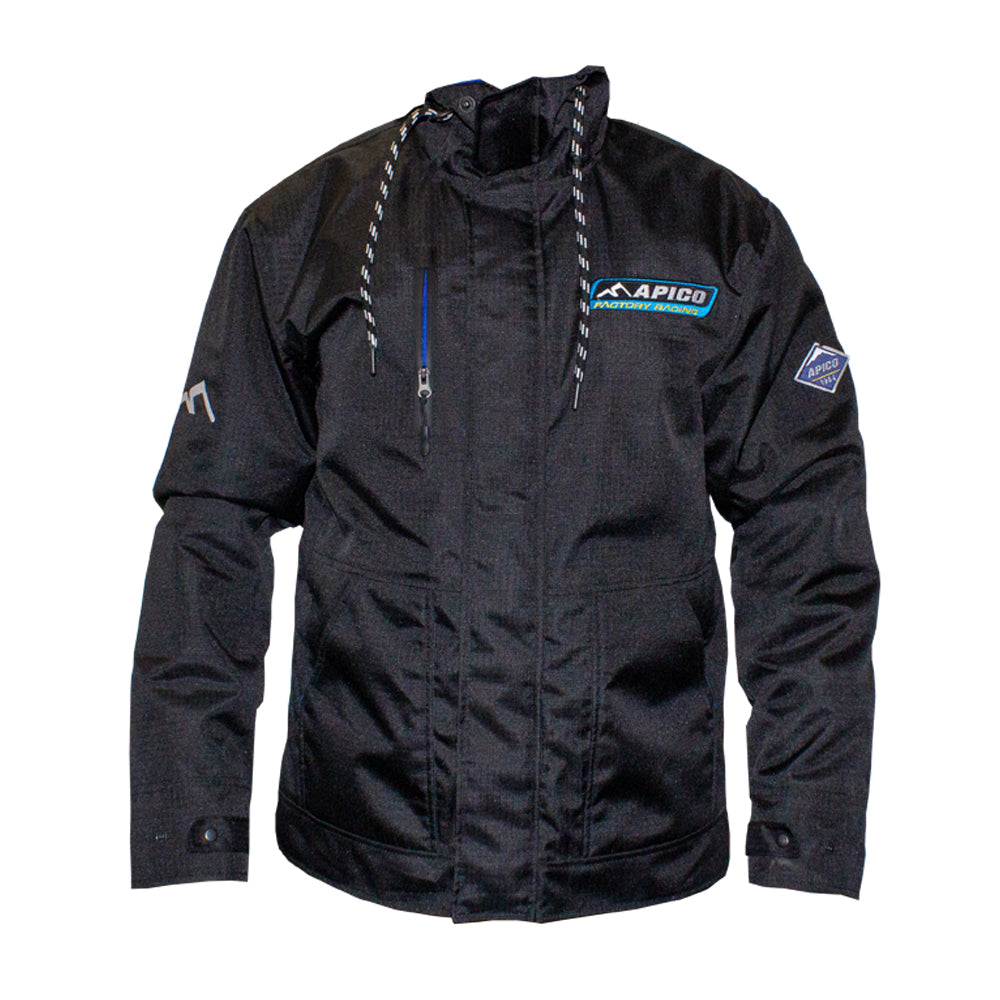 APICO FACTORY RACING WINTER COAT BLACK LARGE