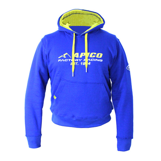 APICO PULL OVER HOODIE BLUE/YELLOW X-SMALL