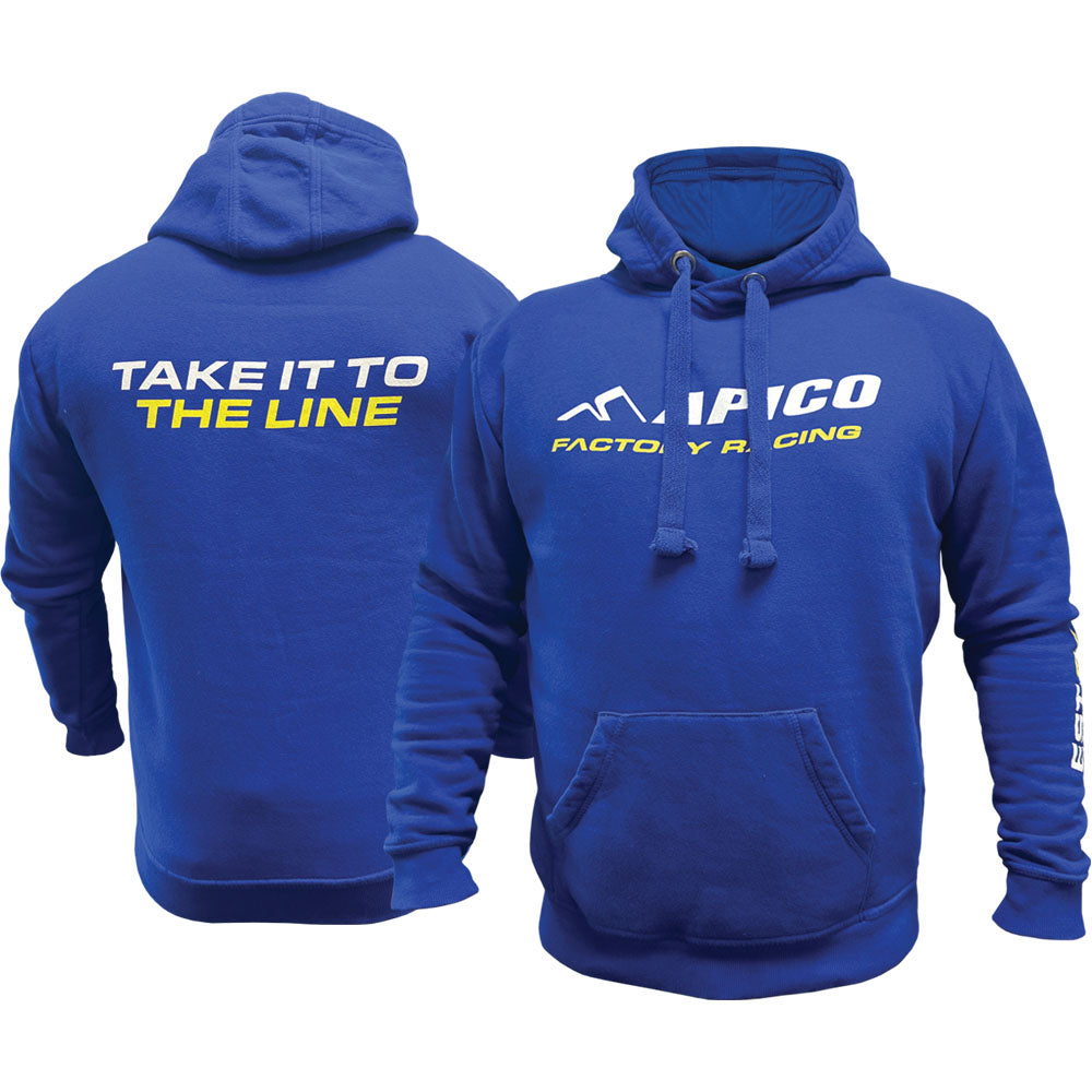 APICO TEAM HOODIE ROYAL BLUE XX-LARGE