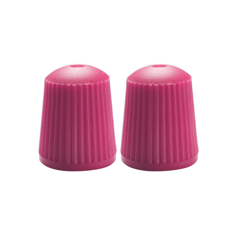 VALVE CAPS SILICONE 10-PACK PINK