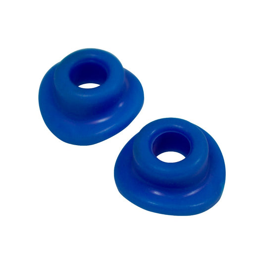 VALVE CAP SEALS SILICONE 2-PACK BLUE