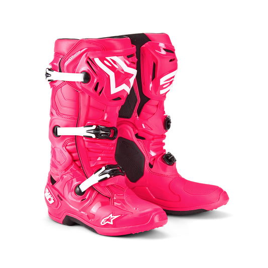 Alpinestars Tech 10 - Diva Pink White - US 12 / EU 47