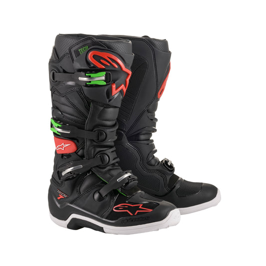 Alpinestars Tech 7 - Black Red Green - US 5 / EU 38