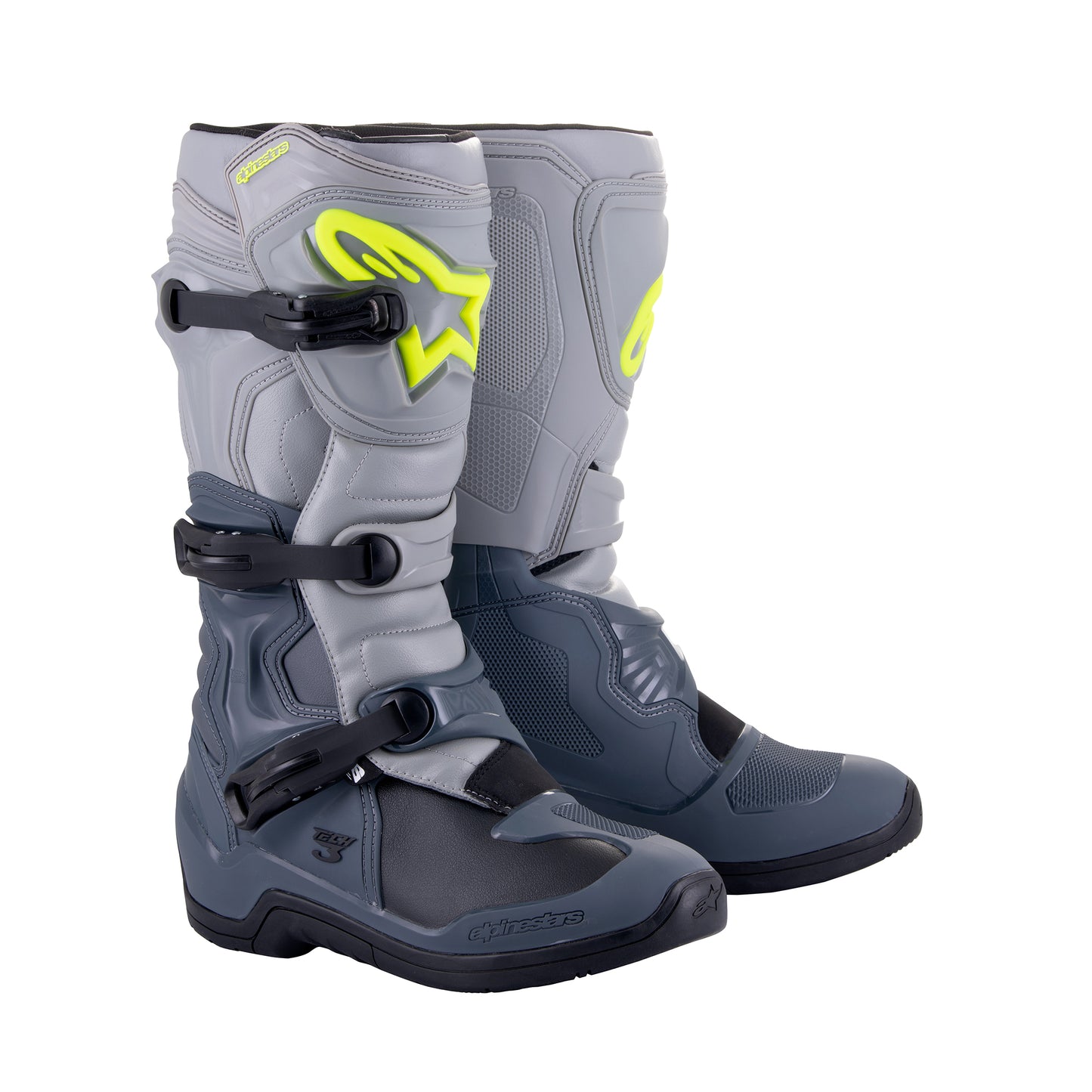 Alpinestars Tech 3 - Dark Gray Light Gray Black - US 10 / EU 44.5