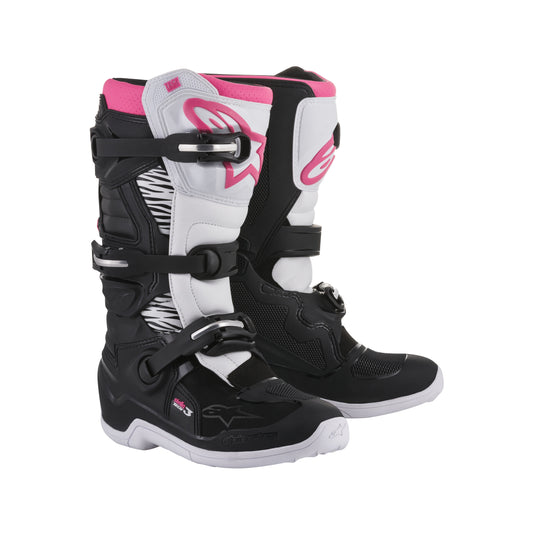 Alpinestars Stella Tech 3 - Black White Pink - US 6 / EU 39