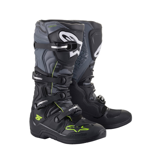 Alpinestars Tech 5 - Black Cool Gray Yellow Fluo - US 10 / EU 44.5