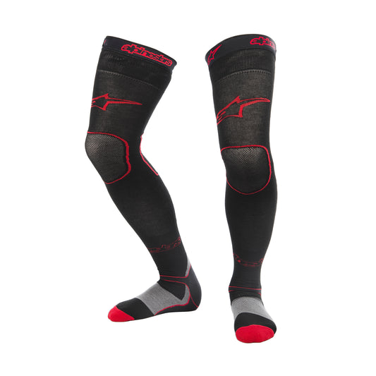 Alpinestars MX Socks Long Black Red - L-2XL (US 9-14 /  EU 42-48)