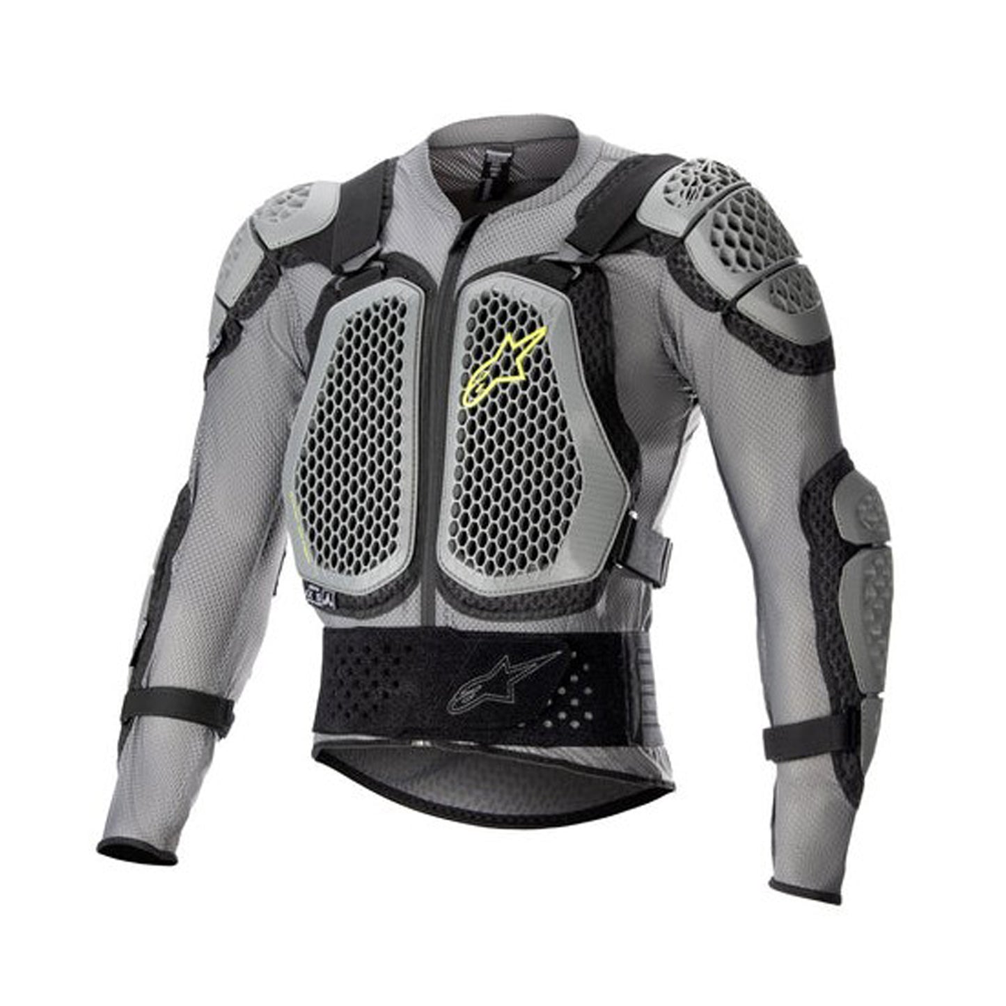 Alpinestars Bionic Action V2 Protection Jacket - Gray Black Yellow Fluo - Size L