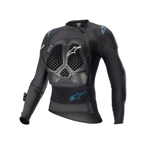 Alpinestars Stella Bionic Action V2 Protection Jacket Black Cyan - Size L