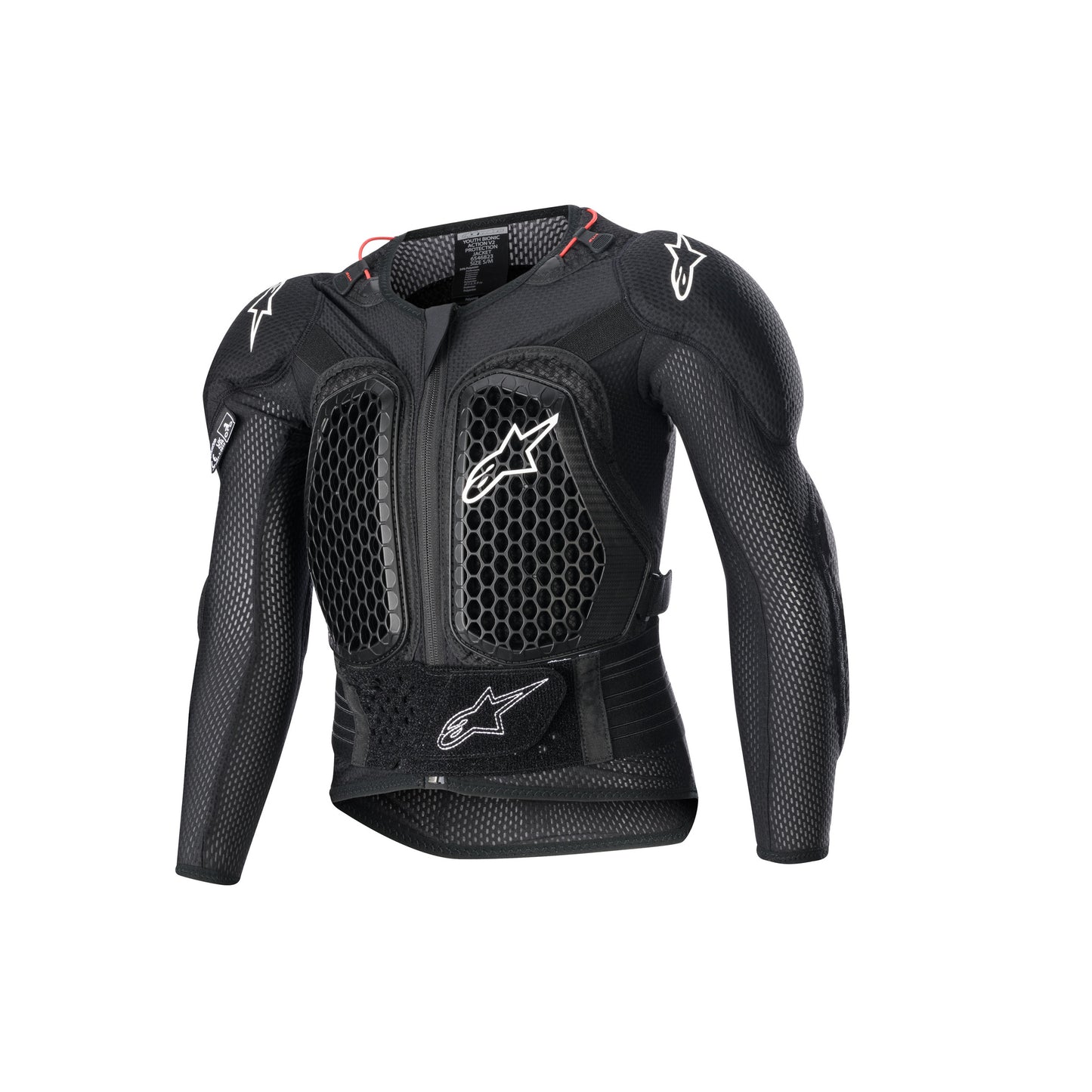 Alpinestars Youth Bionic Action V2 Protection Jacket - Black - Size S/M