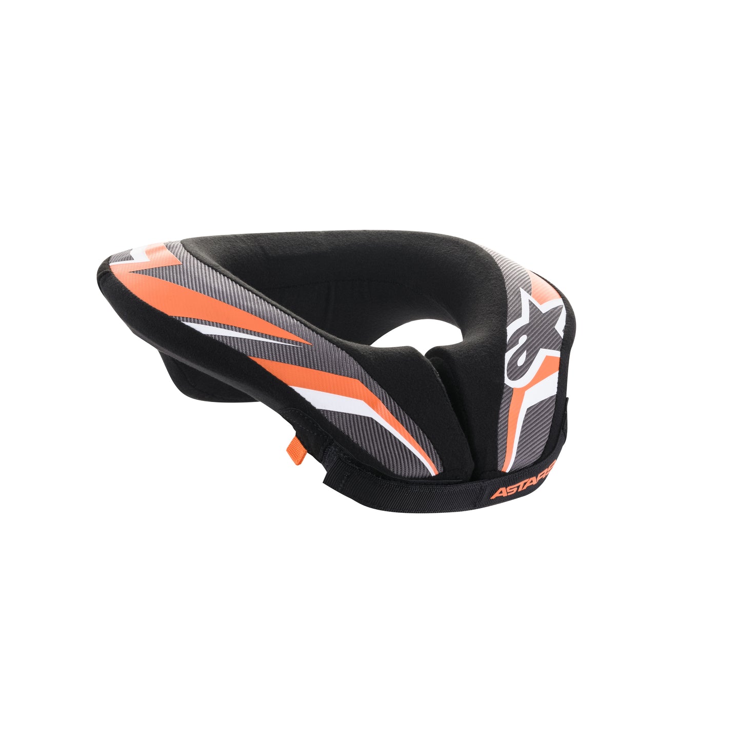 Alpinestars Sequence Youth Neck Roll Black Anthracite Orange - Size L/XL