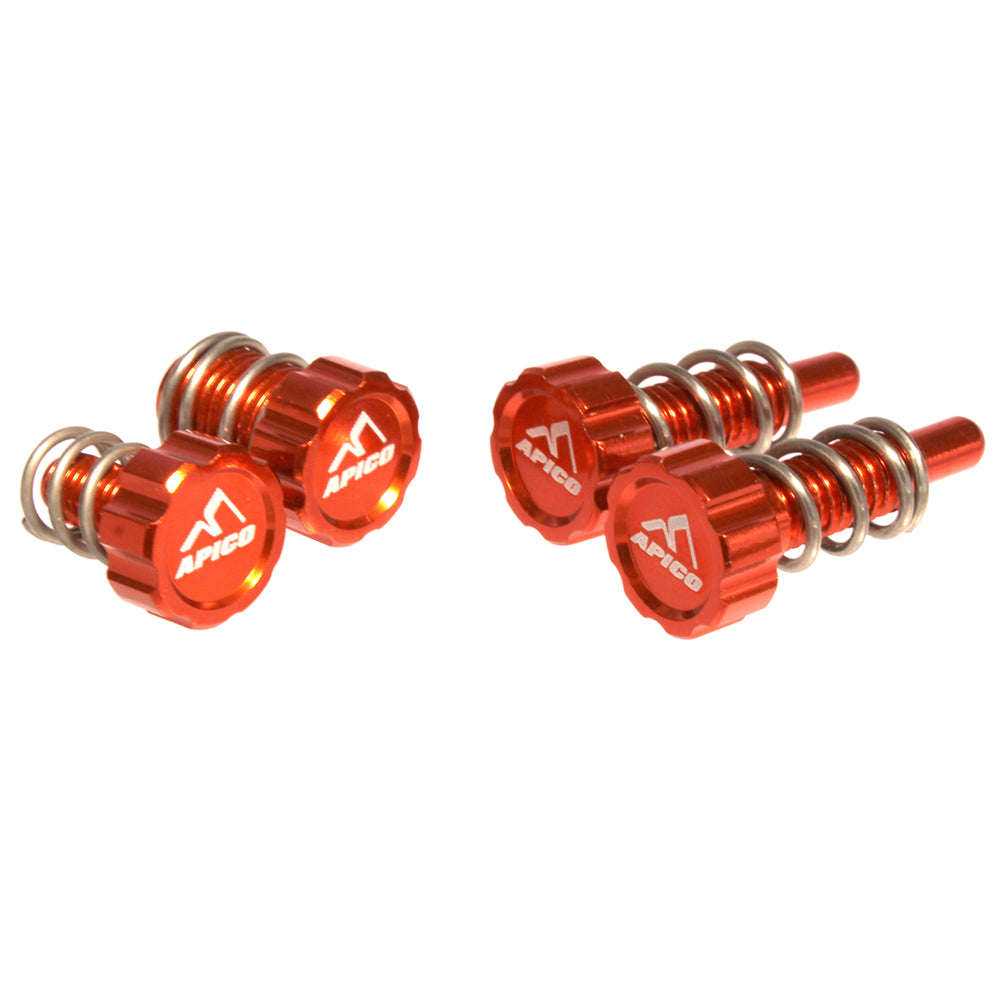 BRAKE & CLUTCH MASTER CYLINDER ADJUSTER SET AJP & BRAKTEC ORANGE