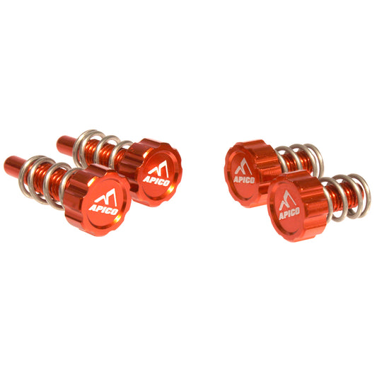 BRAKE & CLUTCH MASTER CYLINDER ADJUSTER SET 2 AJP/BRAKTEC MONTESA ORANGE