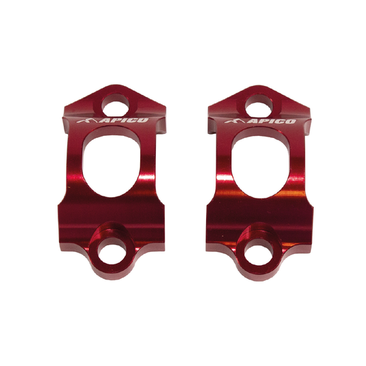 AJP & BRAKTEC MASTER CYLINDER CLAMP SET RED