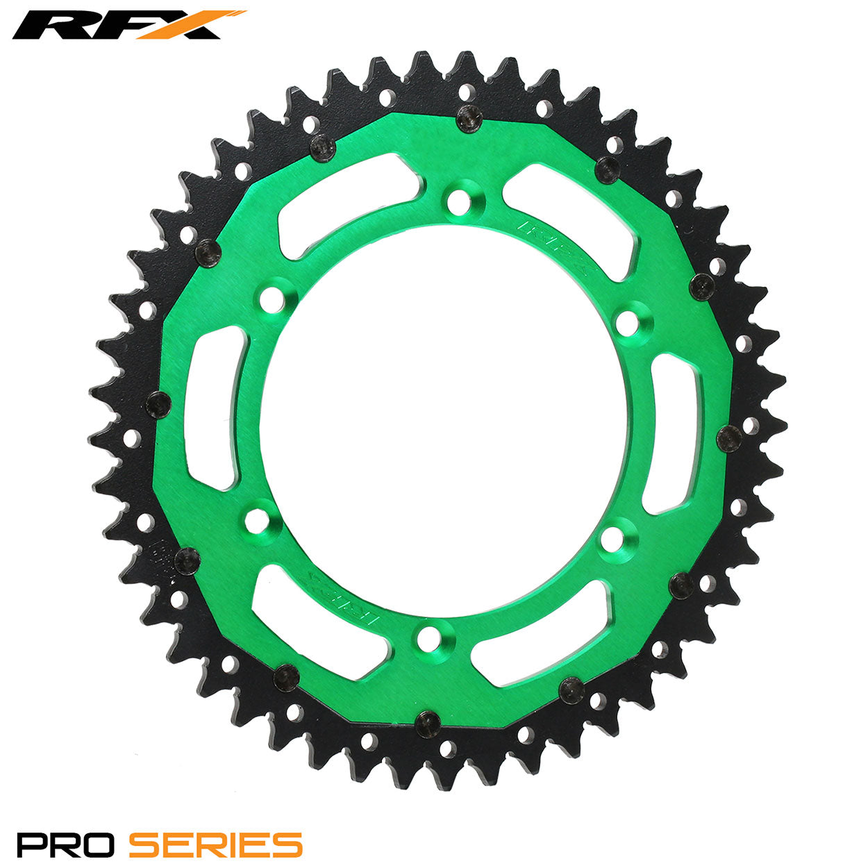 RFX Pro Series Armalite Rear Sprocket Kawasaki KX125-250 KXF250-450 82-24 (Green 50T)