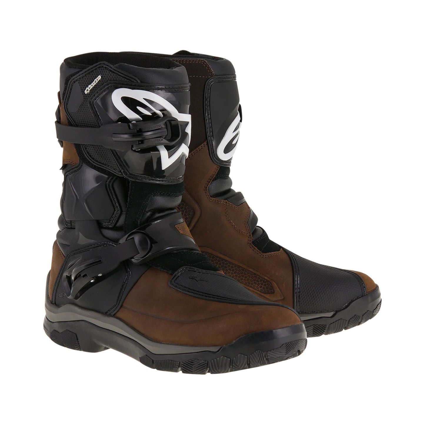 Alpinestars Belize Drystar Boots - Oiled Leather Brown Black - US 8 / EU 42