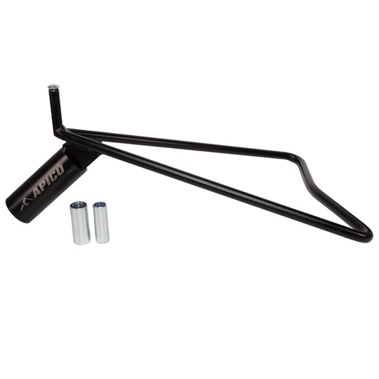 UNIVERSAL TRIANGLE STAND TO FIT 11MM, 14.5MM & 18MM REAR AXLES, INCLUDES A 34MM HANDLE BAR GRIP HOLDER.