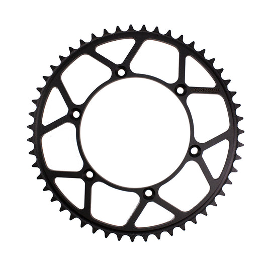 SPROCKET REAR STEEL KAWASAKI KX125/250 80-08, KX250F/450F 04-23  51T BLACK (R)