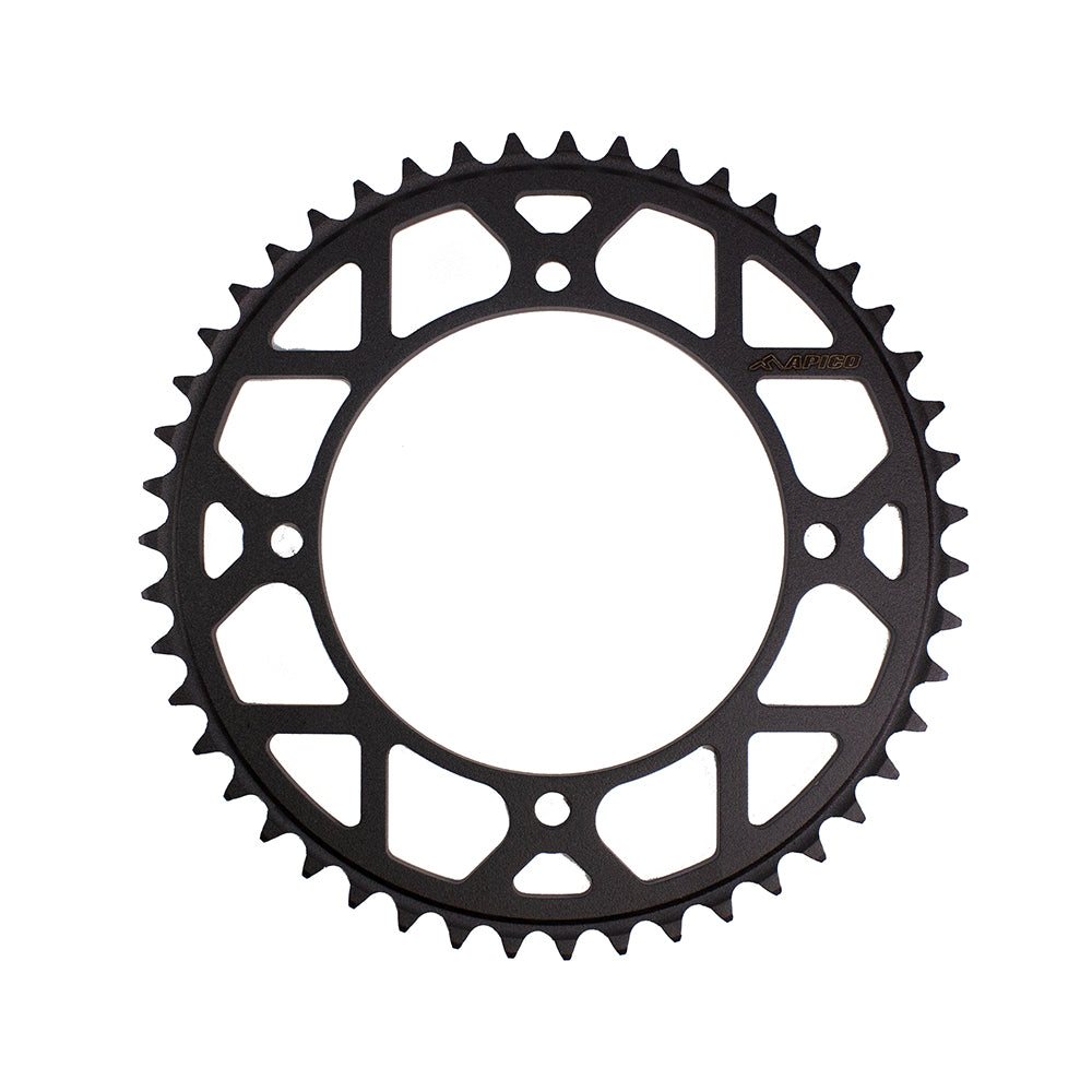 SPROCKET REAR STEEL KAWASAKI/SUZUKI KX65 00-23, RM65 03-05 46T BLACK