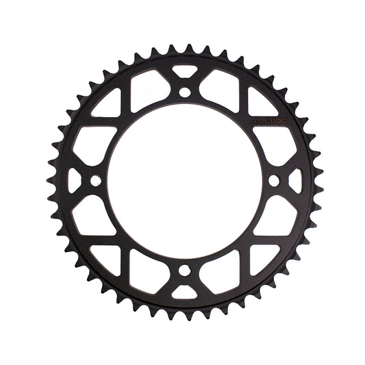 SPROCKET REAR STEEL KAWASAKI/SUZUKI KX65 00-23, RM65 03-05 47T BLACK