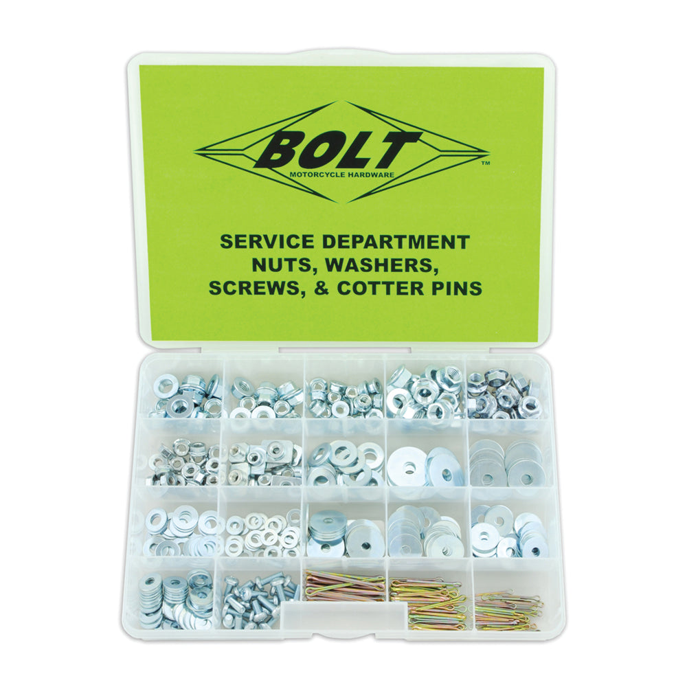 ASSORTMENT BOX NUT,WASHER,SCREWS AND COTTER PIN