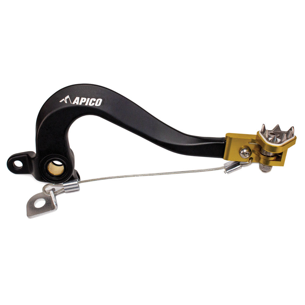 BRAKE PEDAL FORGED SUZUKI RM125 93-00 BLACK/YELLOW