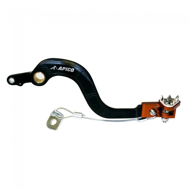 BRAKE PEDAL KTM/HUSKY/GAS SX/SX-F/TC/FC 16-22,  EXC/EXC-F/TE/FE 17-23,  MC/EC/EX 21-23 BK/OR (R)