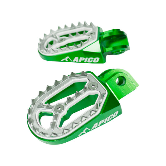 FOOT PEG PRO-BITE KAWASAKI KX250F 06-23,  KX450F 07-23,  KX250XC/450XC 21-23 GREEN