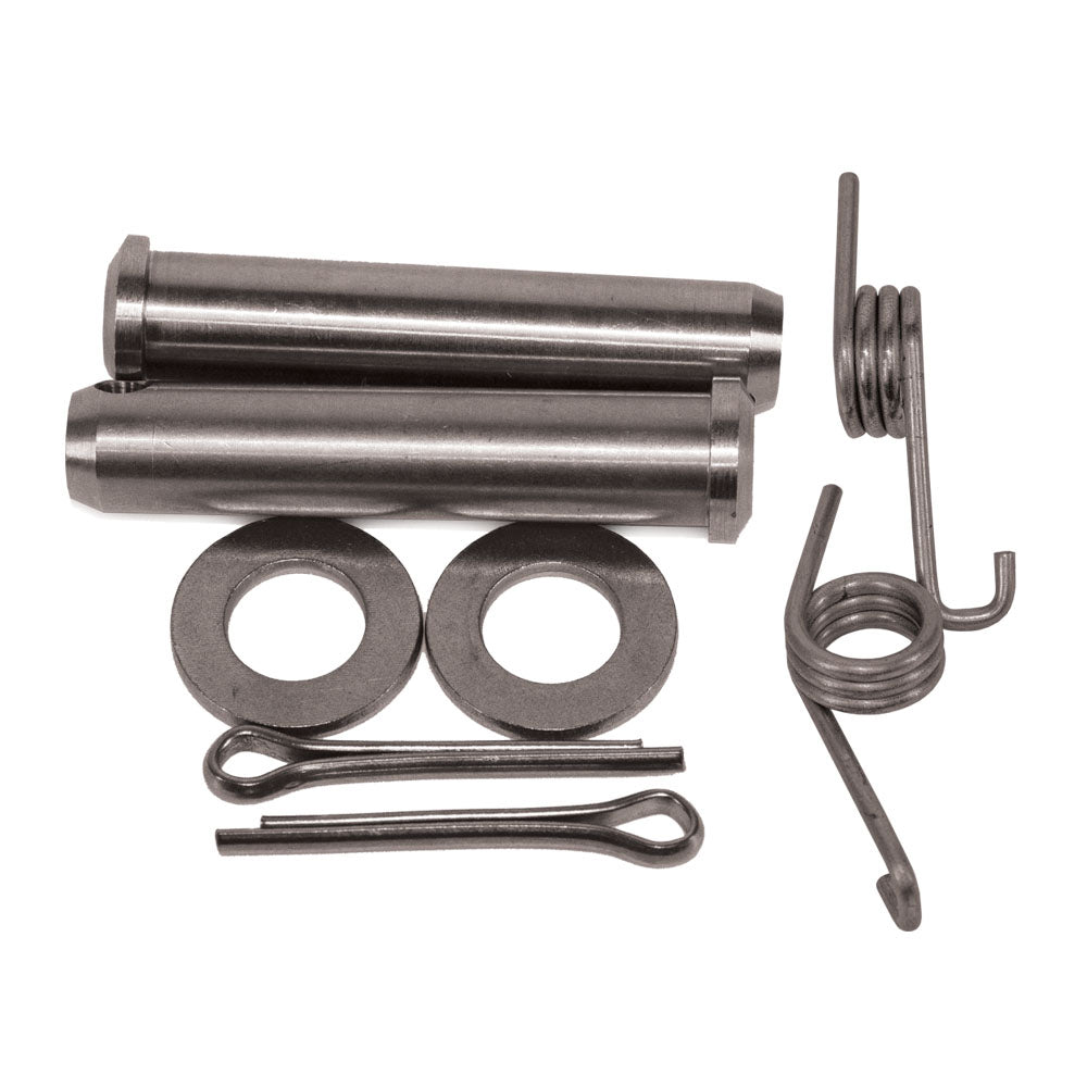 FOOT PEG PIN & SPRING SET SUZUKI RM125-250 92-02, RMX250 89-99, DR-Z400 00-20  (R)