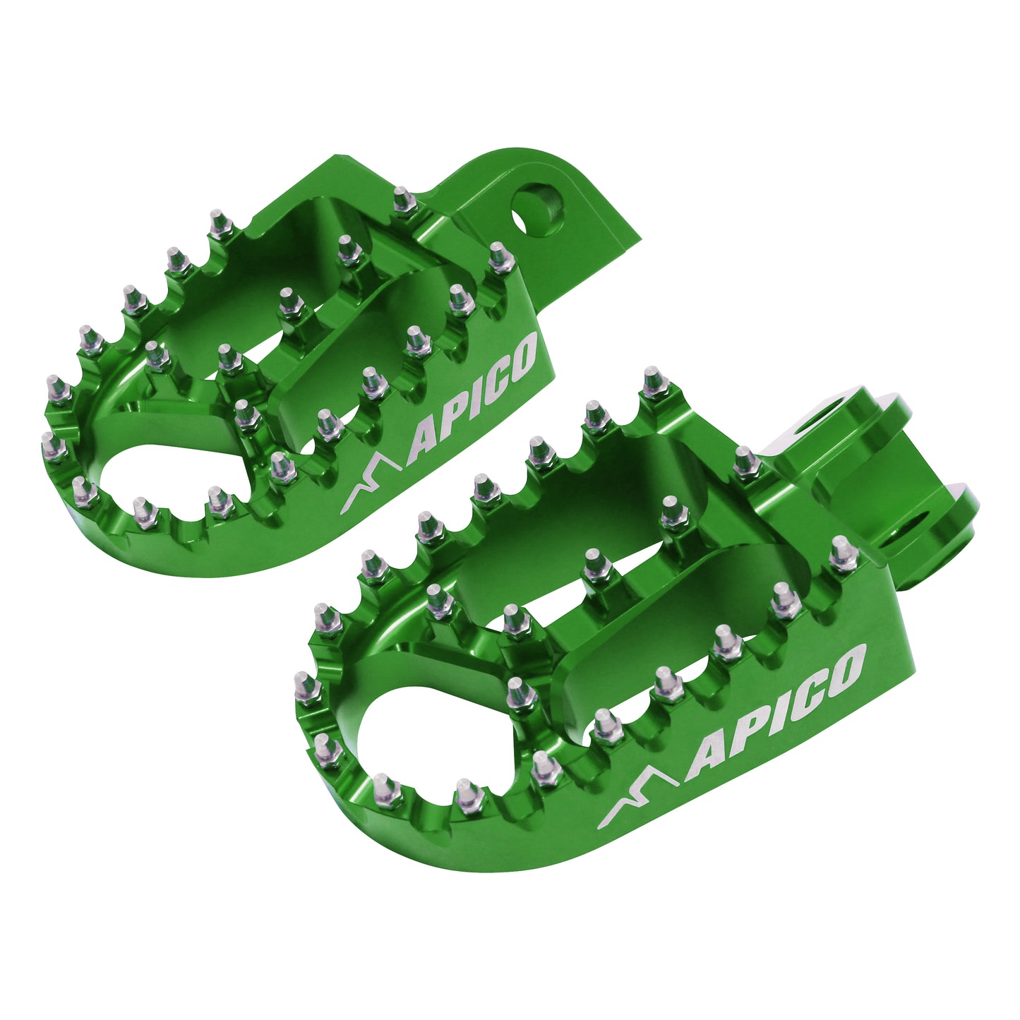 FOOT PEG XTREME KAWASAKI KX250F 06-23,  KX450F 07-23,  KX250XC/450XC 21-23 GREEN