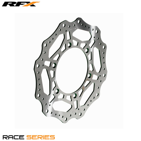 RFX Race Front Disc (Black) Kawasaki KX85 00-24 KX80 93-99 Yamaha YZ80 86-92