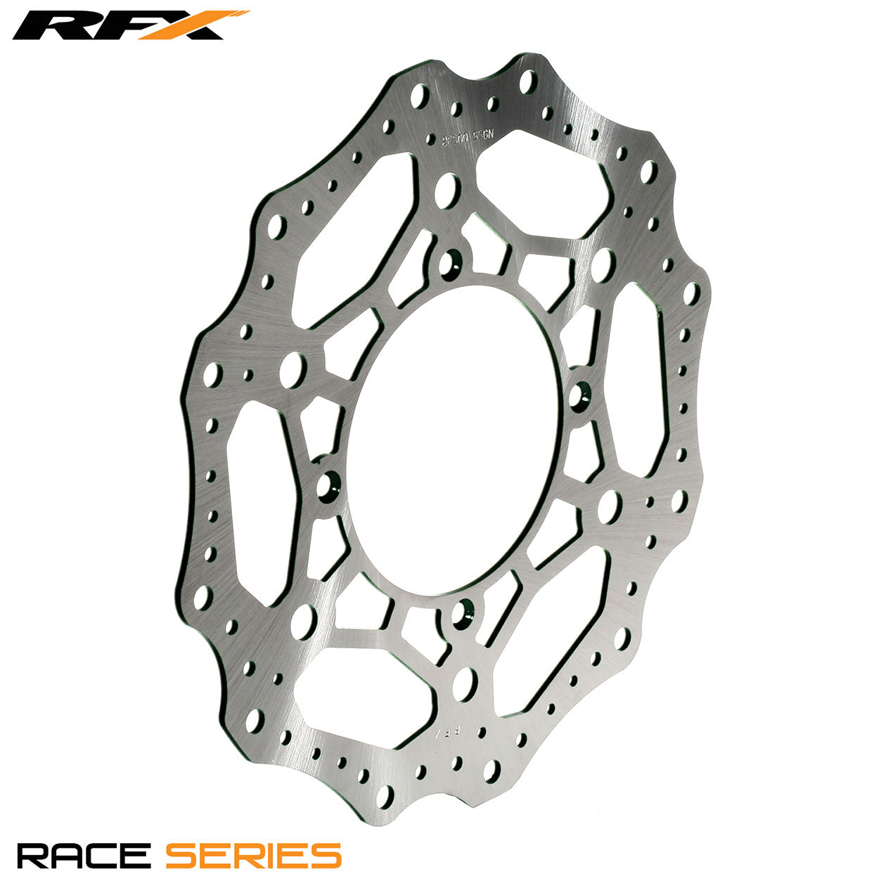 RFX Race Front Disc (Black) Kawasaki KX125 89-02 KX250 87-02