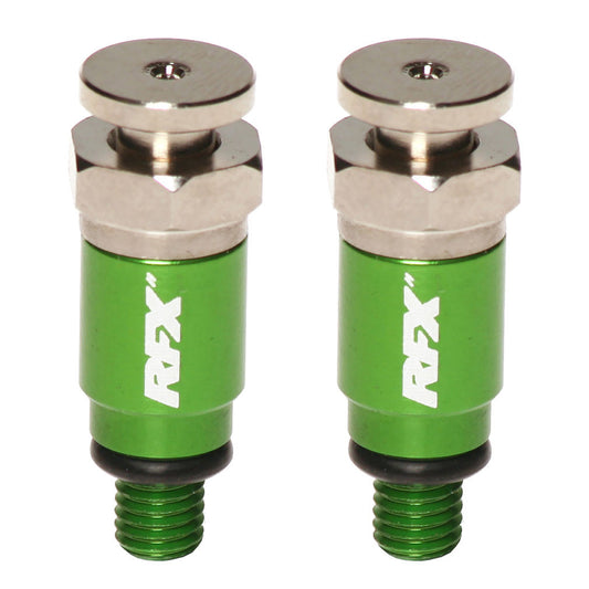 RFX Pro Fork Air Bleeders M5x0.8 (Green) Kayaba/Showa