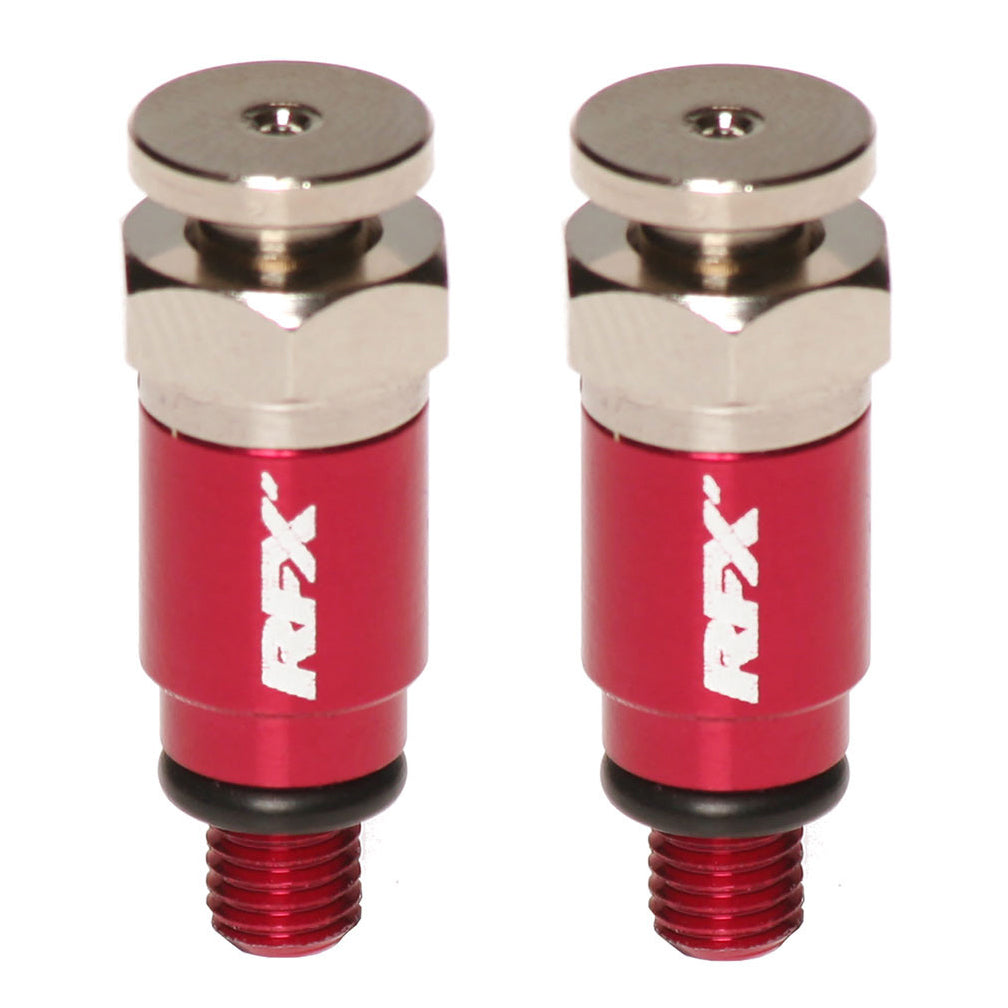 RFX Pro Fork Air Bleeders M5x0.8 (Red) Kayaba/Showa