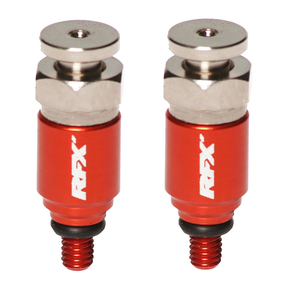 RFX Pro Fork Air Bleeders M4x0.7 (Orange) WP