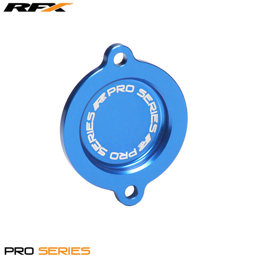 RFX Pro Oil Filter Cover (Blue) Husqvarana FE/FC450 14-15