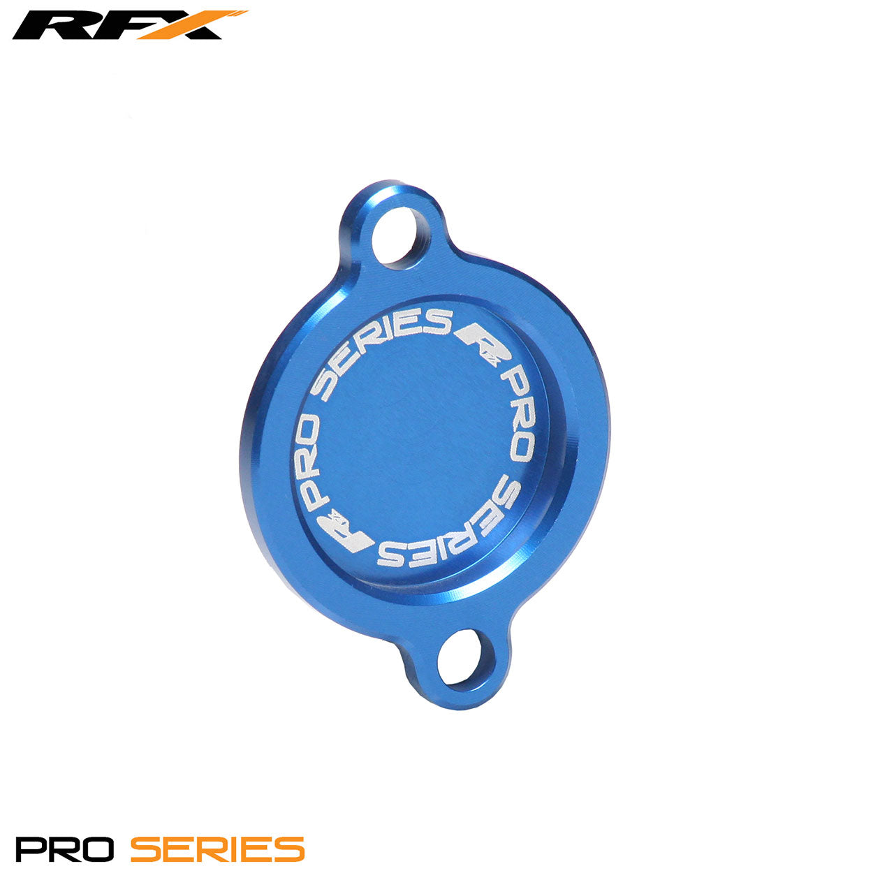 RFX Pro Oil Filter Cover (Blue) Husqvarna FE/FC250 14-24 FE/FC350 14-24 FC450 16-24