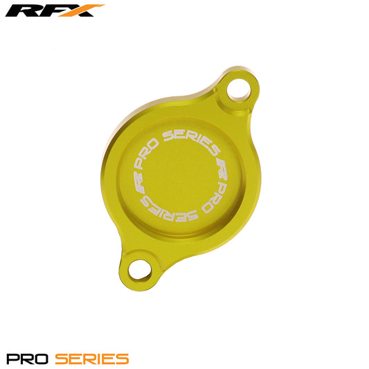 RFX Pro Oil Filter Cover (Yellow) Suzuki RMZ250 07-24 RMZ450 05-24