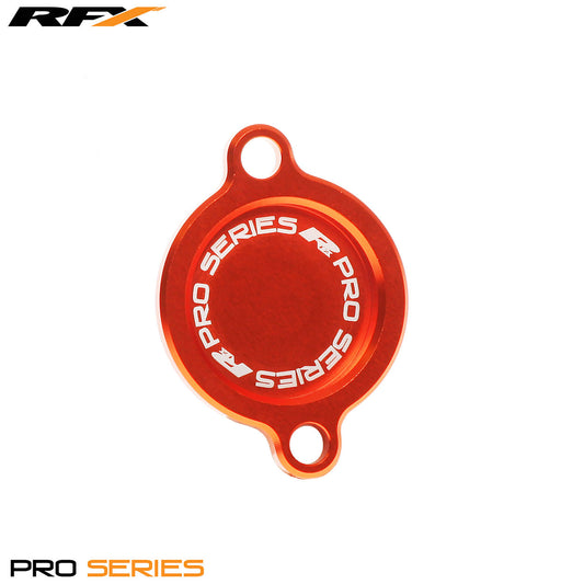 RFX Pro Oil Filter Cover (Orange) KTM SXF250 13-24 SXF/EXC-F350 11-24 SXF450 16-24 SXF450 07-12