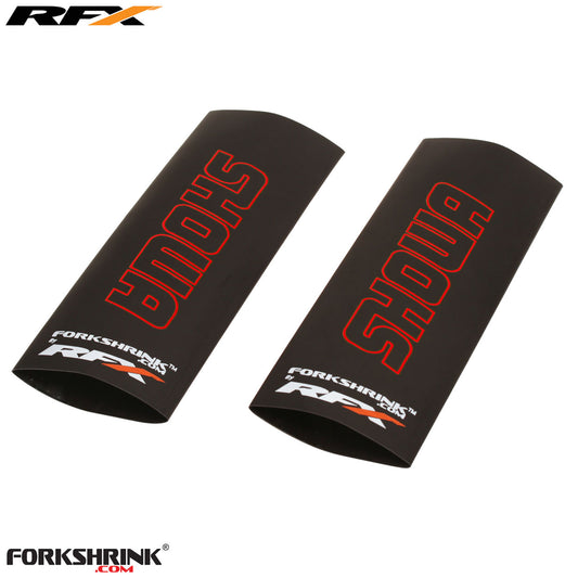 RFX Race Series Forkshrink Upper Fork Guard with Showa logo (Red) Universal 125cc-525cc