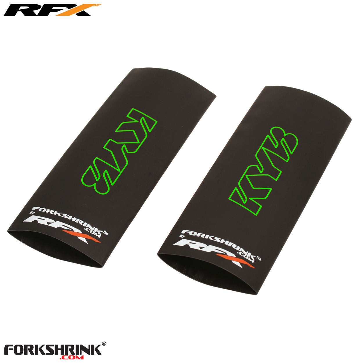 RFX Race Series Forkshrink Upper Fork Guard with KYB logo (Green) Universal 125cc-525cc