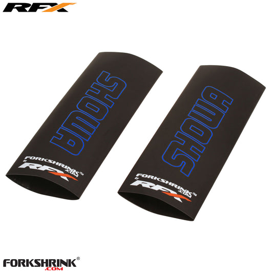 RFX Race Series Forkshrink Upper Fork Guard with Showa logo (Blue) Universal 125cc-525cc